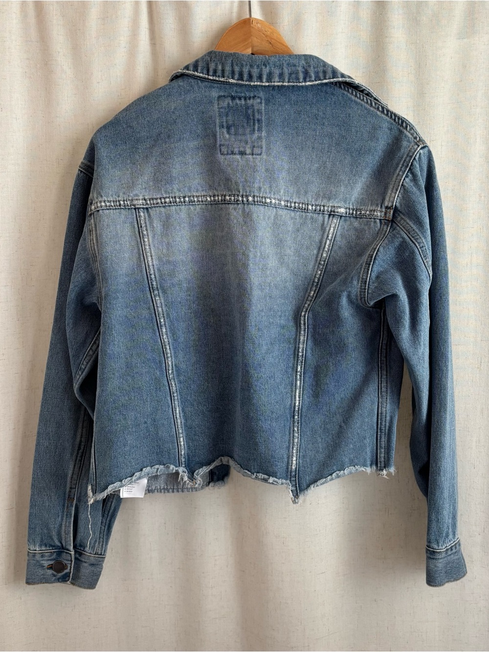 Billabong Light Blue Denim Jacket with Label Detail - Picture 4 of 4